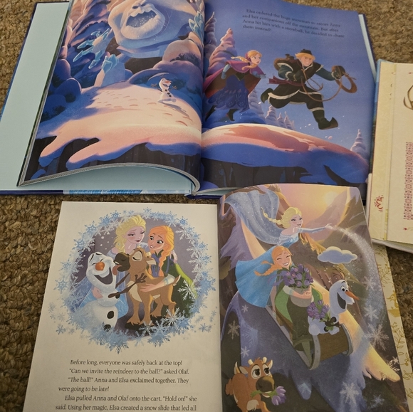 Frozen Storybook Pinkaliciuous Goldelicious - Picture 1 of 4